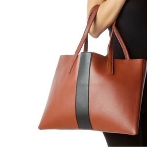 Vince Camuto Vegan Tote in Brown